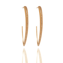 Load image into Gallery viewer, Long Damond Bali Earrings In Pure Silver