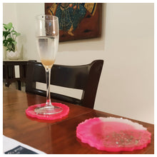 Load image into Gallery viewer, Red & Gold Specked Coasters