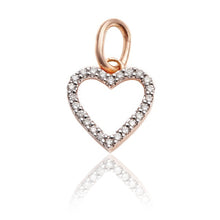Load image into Gallery viewer, Tiny Heart Rose Gold Pendant
