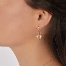 Load image into Gallery viewer, Golden Sun Dangly Earrings