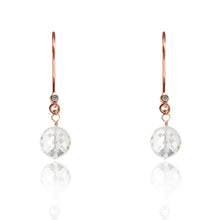 Load image into Gallery viewer, Clear Crystal Drop Earrings April Birthstone
