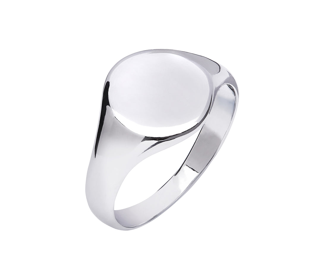 Men’s Signet Ring In Sterling Silver