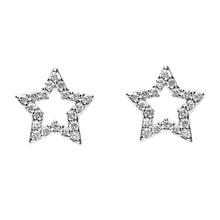 Load image into Gallery viewer, Twin Stars Diamond Earrings
