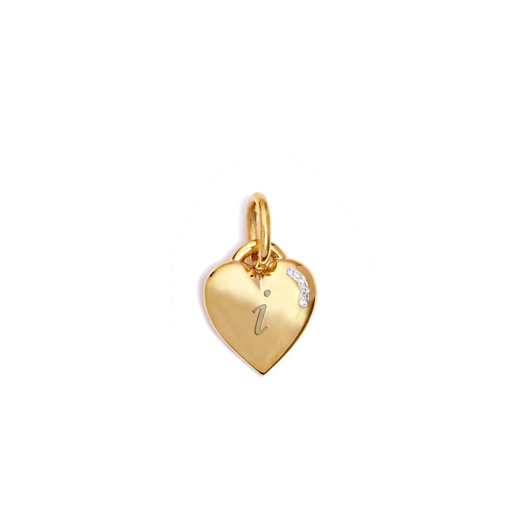 Tiny Heart Yellow Gold Pendant