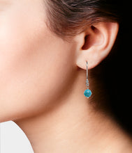 Load image into Gallery viewer, Turquoise Drop Earrings December Birthstone
